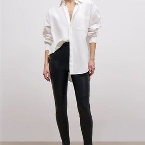 Because of Alice High Waisted Leather Leggings